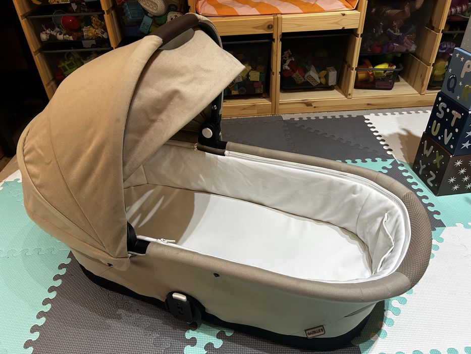 Gondola cybex e-gazelle s almond beige beżowa x2
