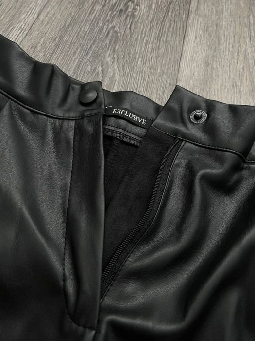 Шкіряні шорти(утеплені)