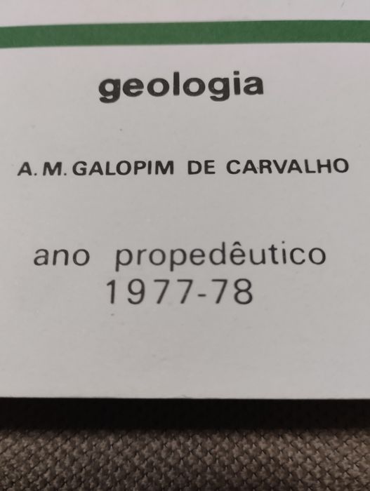 Livros Ciências Naturais, Geologia 3 volumes  1977-78