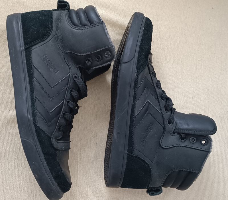 высокие красовки - кеды Hummel -КОЖА, 42 р.