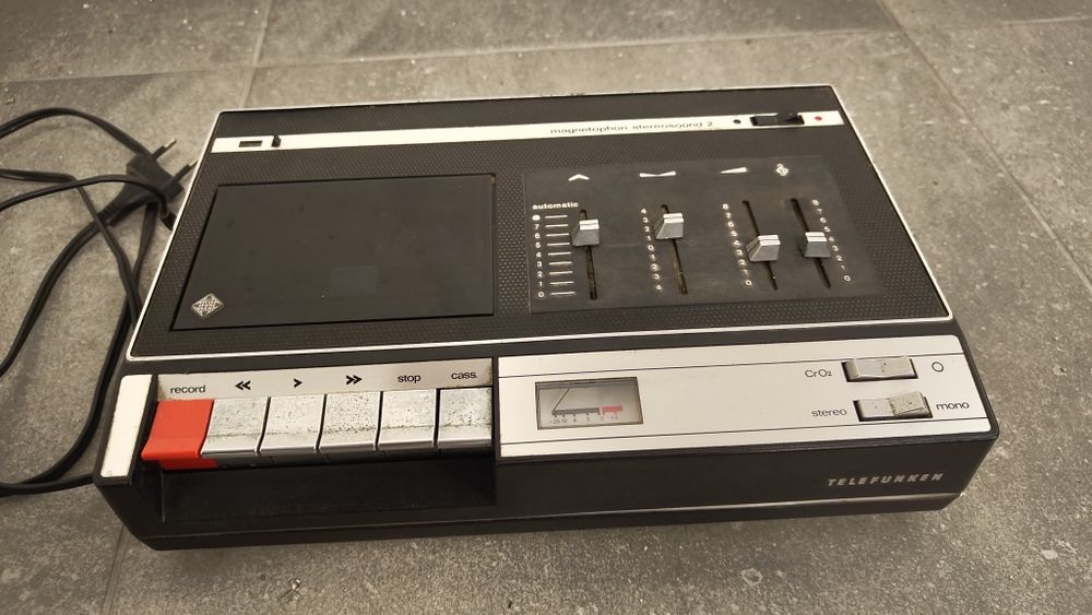 Leitor Gravador Cassetes Telefunken V