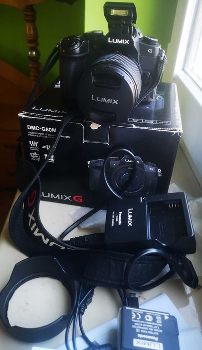 Panasonic DMC-G80M Lumix bezlusterkowy aparat cyfrowy + obiektyw