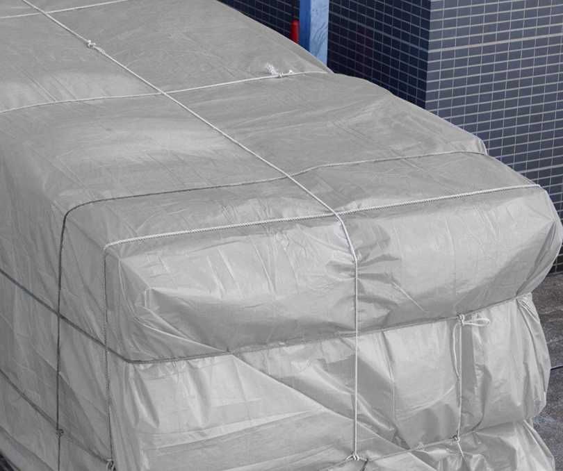 Plandeka bardzo gruba 5x3 m • Płachta na taras • Wodoodporna 210g m2