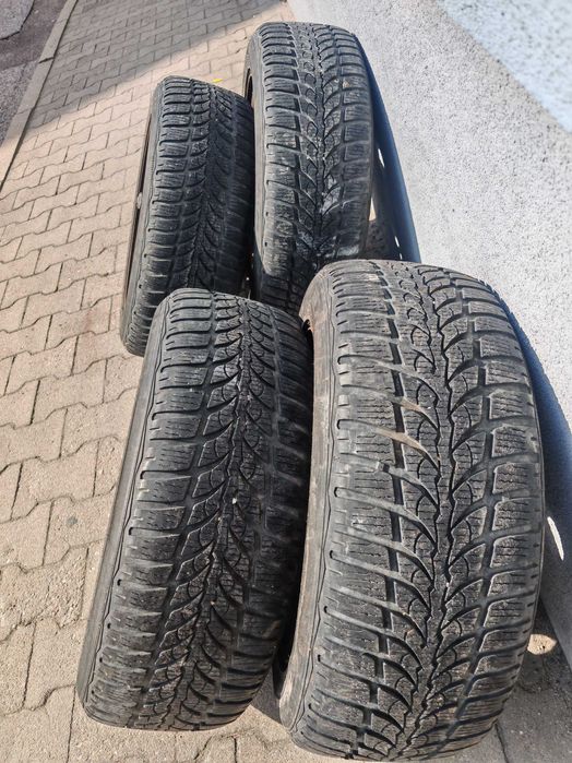 4x koła zimowe 205/55 R16 4x100 60,1 felgi stalowe