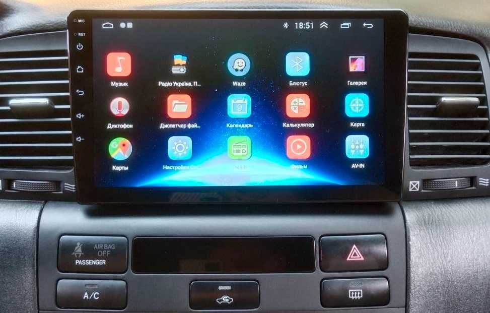 Магнитола 9" 10" Android WiFI GPS BТ DSP SupBass TV INET Navi DVR 2din