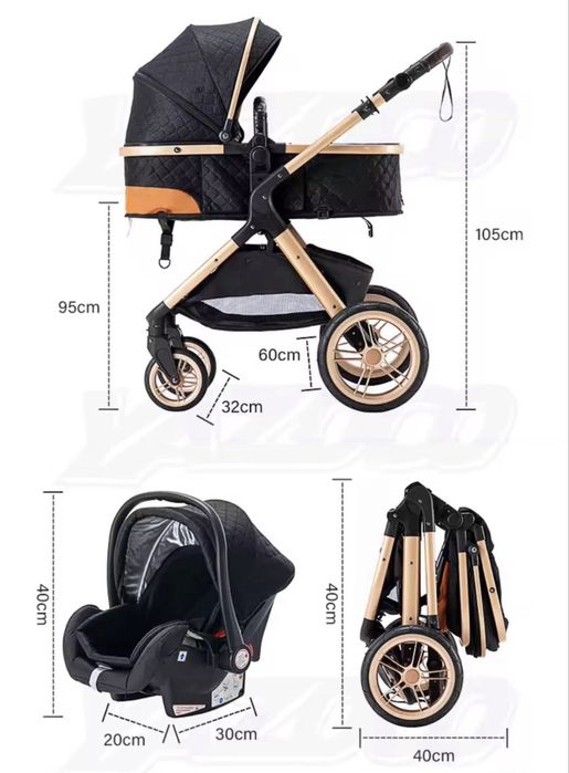 *** Carrinho Bebé * NOVOS * 3 em 1 * Grande Promoção * VISITE O NOSSO ESPAÇO ***