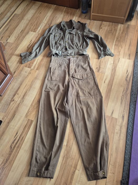 Mundur. Battledress denim komplet.