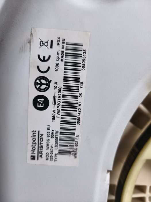 Pralka Hotpoint Ariston