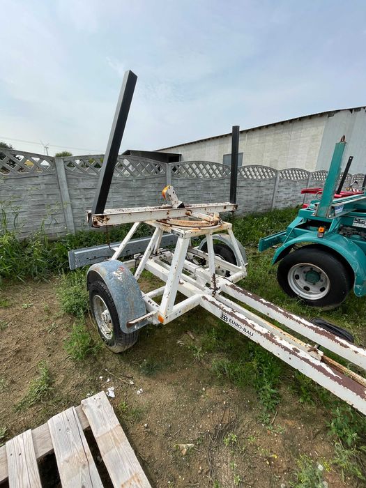 Przyczepa dłużycowa KAISER 2T dłużyca do stali słupów drutu drewna