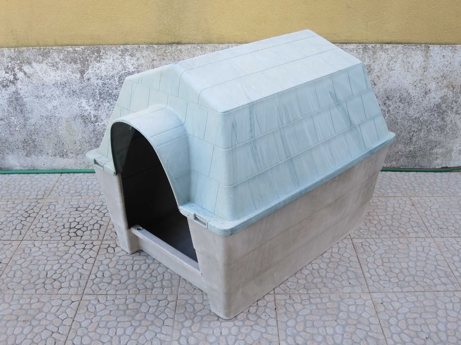 Casota para cão grande espaçosa usada em plástico lavável animais