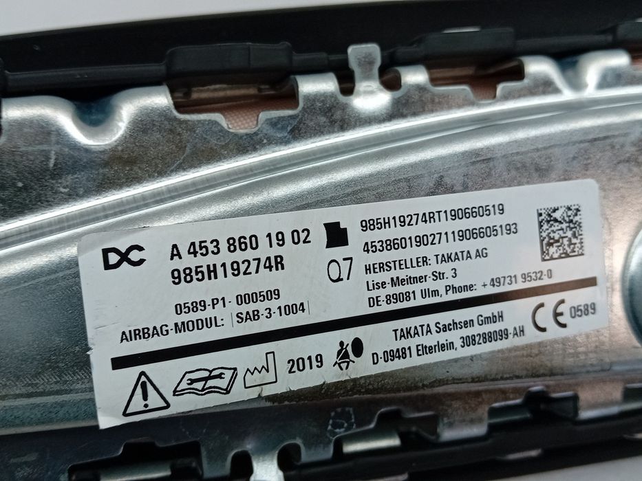 Airbag banco esquerdo RENAULT Twingo III (BCM_)