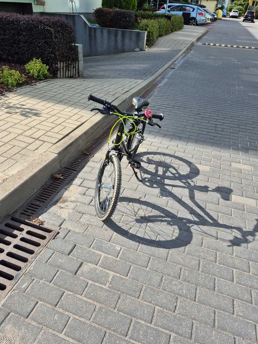 Rower dziecięcy Kross Esprit Kid 20 Czarny Limonkowy połysk