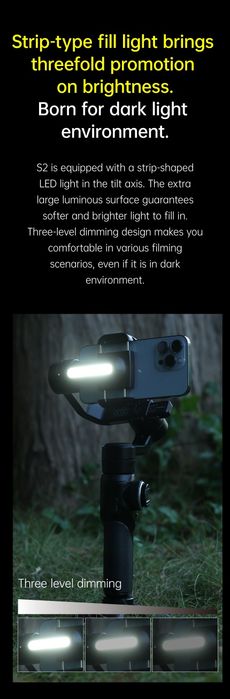 Estabilizador Aochuan Smart S2 Gimbal Para Smartphone SELADO