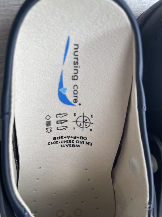 Sapatos / Socas de Trabalho WOCKs Nursingcare em Pele 38