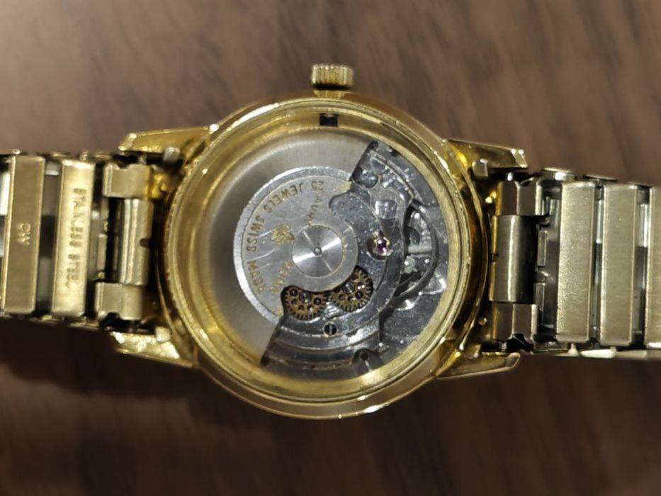 Relógio vintage Cauny Matic 25 rubis