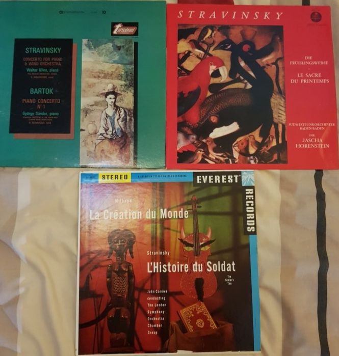 Discos vinil - Strauss, Stravinsky, Exercito Vermelho, entre outros