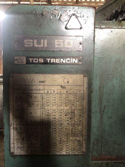 Tokarka indukcyjna Czechoslowacka Sui 40 i Sui 50