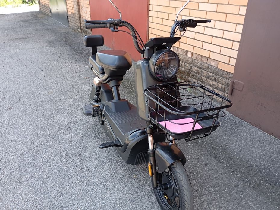 Електроскутер. ЕVOBIKE ATLAS PRO 800 W 60 V 20 Ah, чорний.