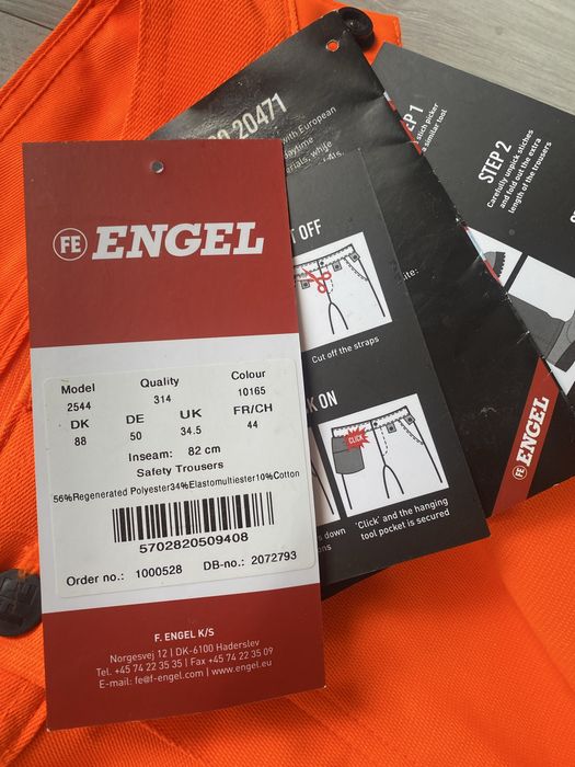 Spodnie robocze Engel nowe z metka polecam