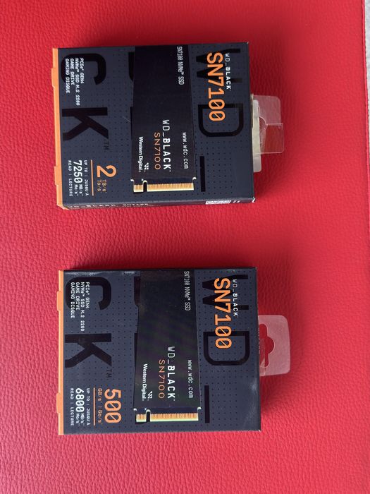 dyski m2 nvme WD Black sn7100 2tb/500gb; 5 letnia gwarancja