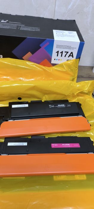 4 toners compatíveis impressora HP 117A