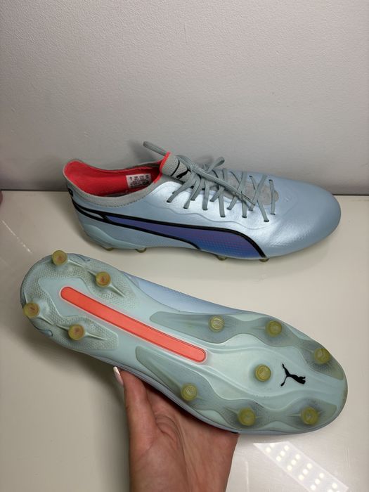 Buty piłkarskie, korki PUMA King Ultimate FG/AG silver