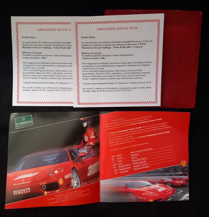 Kit VIP Hóspede Ferrari Challenge