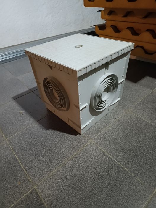 Caixa cúbica pvc 40 cm esgotos