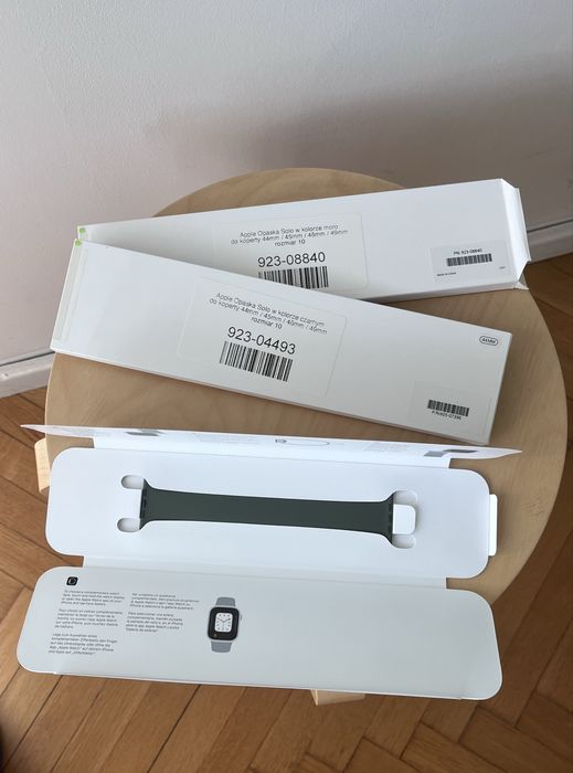 2 oryginalne silikonowe paski Apple Watch Solo Loop nowe