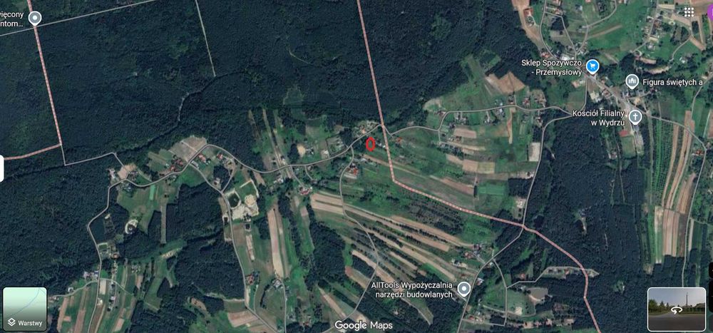 Działka Budowlana ok13ar Wydane Warunki Zabudowy Rakszawa  Wydrze - Widok 3