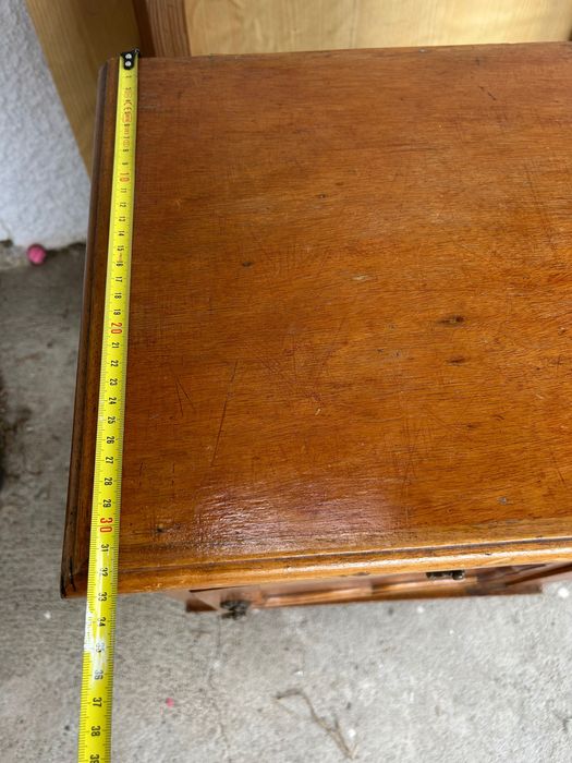 Mesa cabeceira antiga madeira