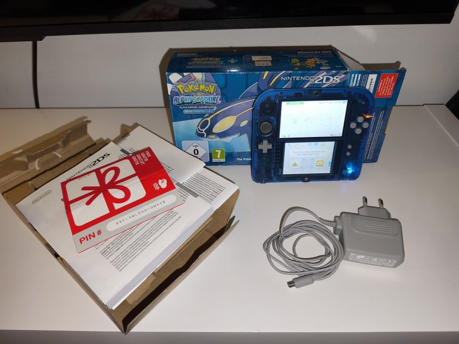 Nintendo 2DS Edição Limitada Pokémon Alpha Sapphire. Raríssima