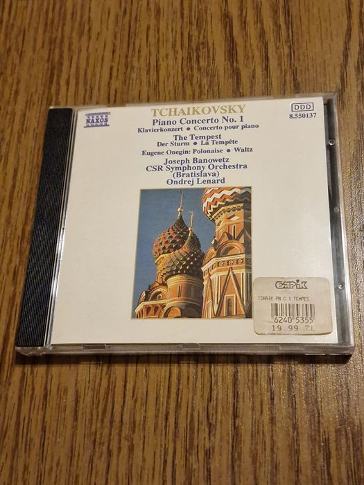 Pyotr Ilyich Tchaikovsky Piotr Czajkowski Piano concerto  1 Tempest CD
