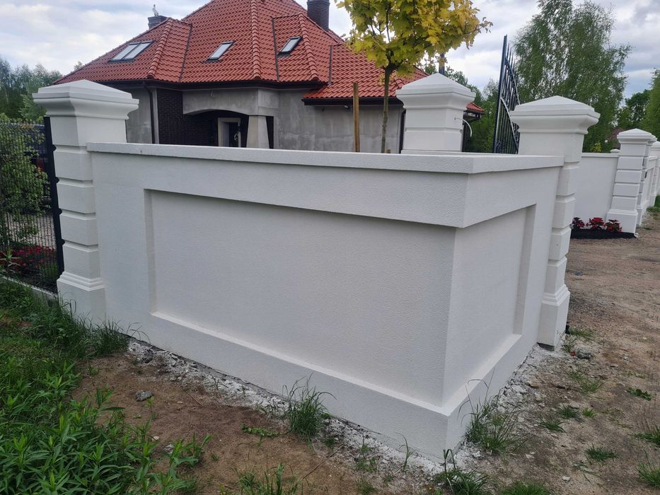 Murki Stylowe,Ogrodzenia Betonowe,Słupki Dworkowe,Słup Boniowany