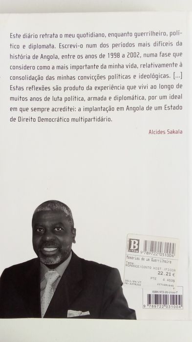 Livro Memórias de um Guerrilheiro