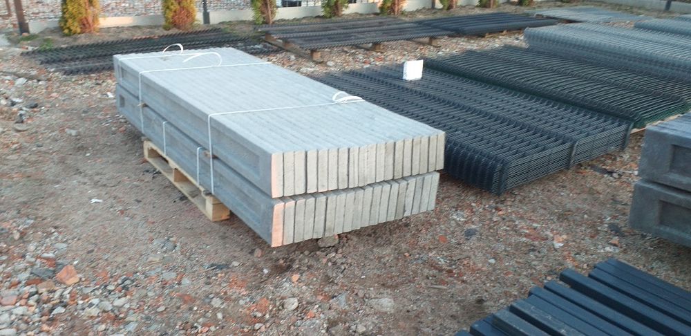 LOKALNIE słupki ,profile 60x40x2 mm malowane dł.200 ,230 260cm