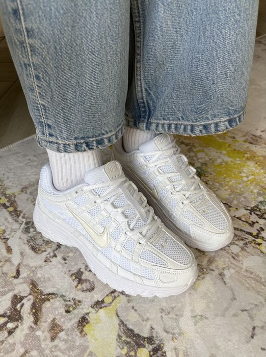 Nike P-6000 Triple White (36-45р)