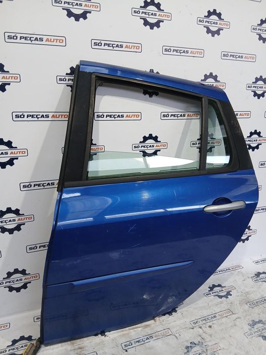 PORTA TRASEIRA ESQUERDA AZUL RENAULT CLIO 3 GRANDTOUR 1.6 16V 2007-201
