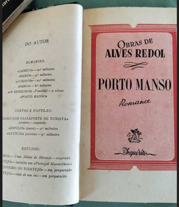PORTO MANSO – Alves Redol – 1.ª Edição (1946) | Encadernação em Meia-Pele