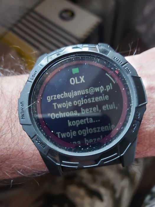 Ochrona tarczy zegarka, bezel, garmin fenix seria x