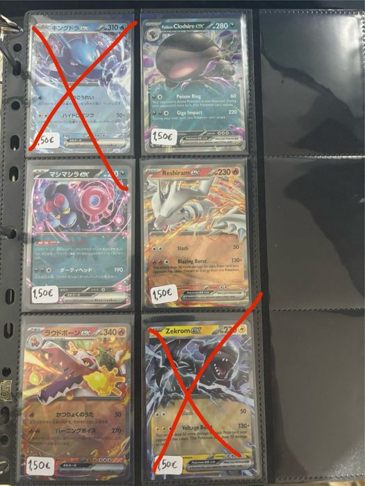 Cartas de Pokémon Variadas