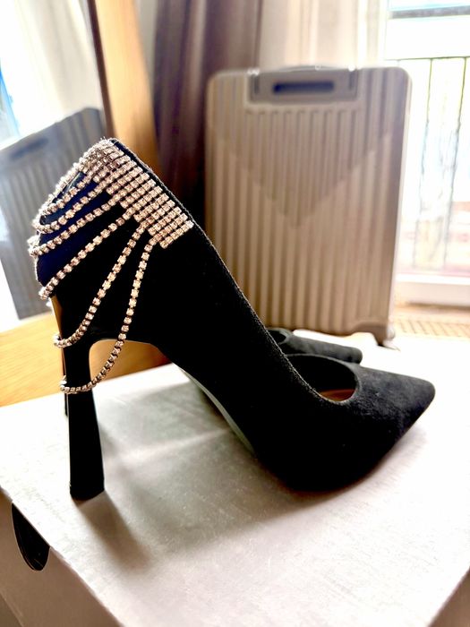 Туфлі замшеві святкові