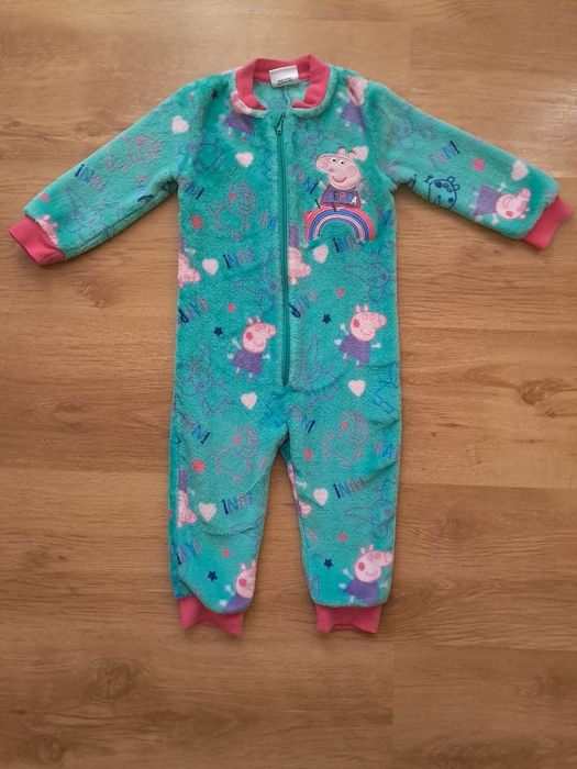 Плюшевая пижама человечек на молнии nutmeg 12 18 мес 1 год 80 86 см
