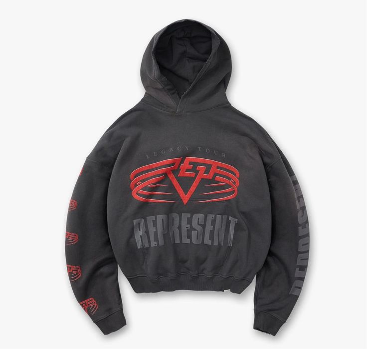 REPRESENT Reversible Living Legacy Tour Hoodie boxy