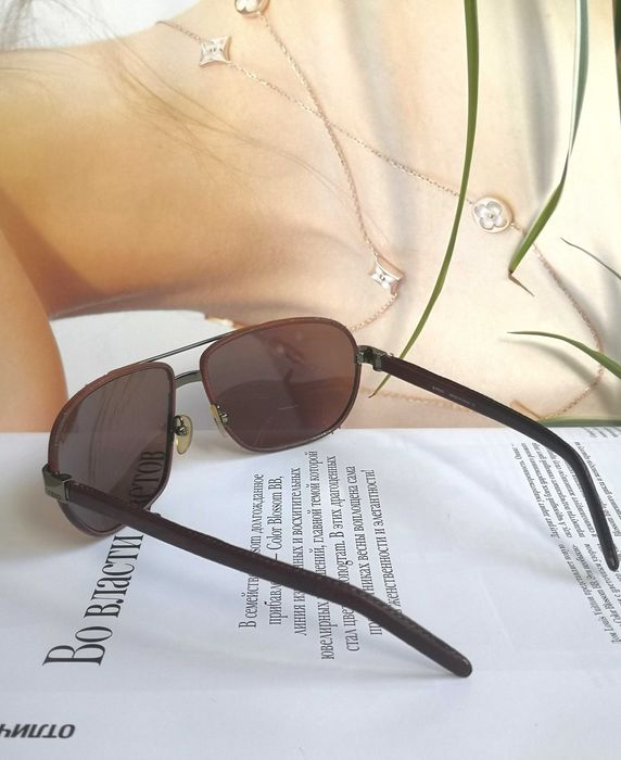 Солнцезащитные очки Fendi (Фенди), оригинал, Aviator, SL 7487