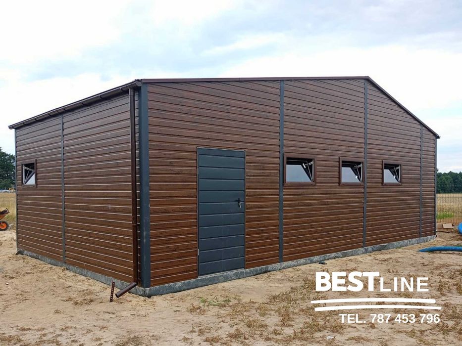 Garaż blaszany, blaszaki Premium BESTLine GRATIS Montaż, Transport