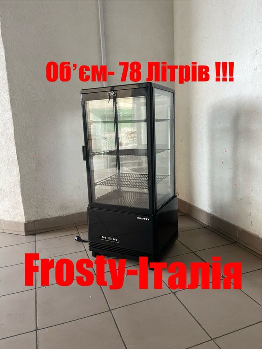 Холодильна Вітрина Frosty Кондитерська Обʼєм 78 Літрів !!!