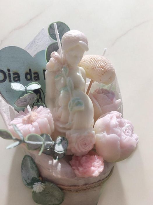 Amor de Mãe - Vela Artesanal