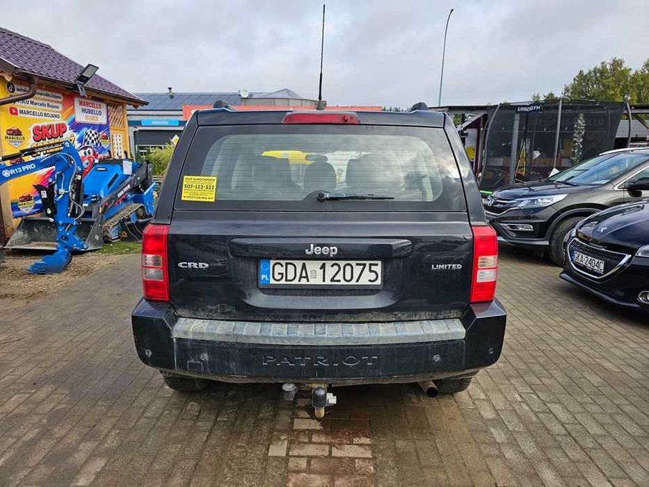Jeep Patriot 2008r/2.0diesel/140KM/4x4/skóry/hak/klima/manual/okazja