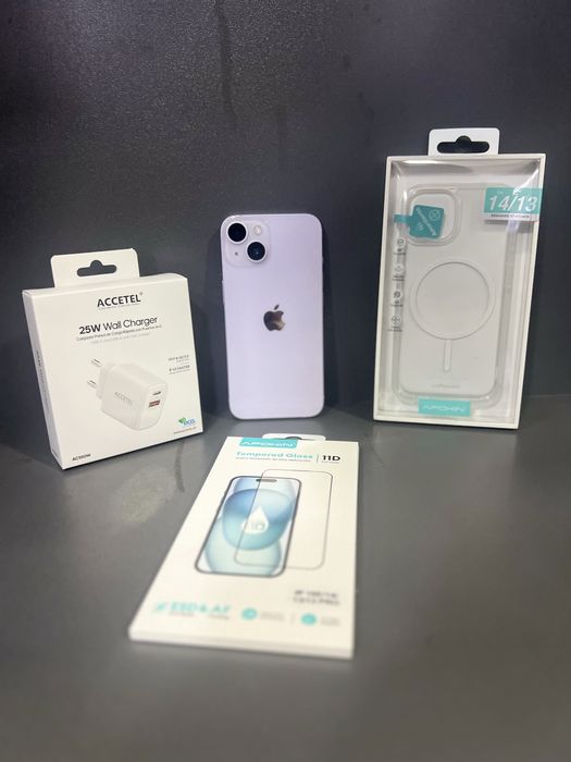 iPhone 14 (Inclui transformador, capa e película)